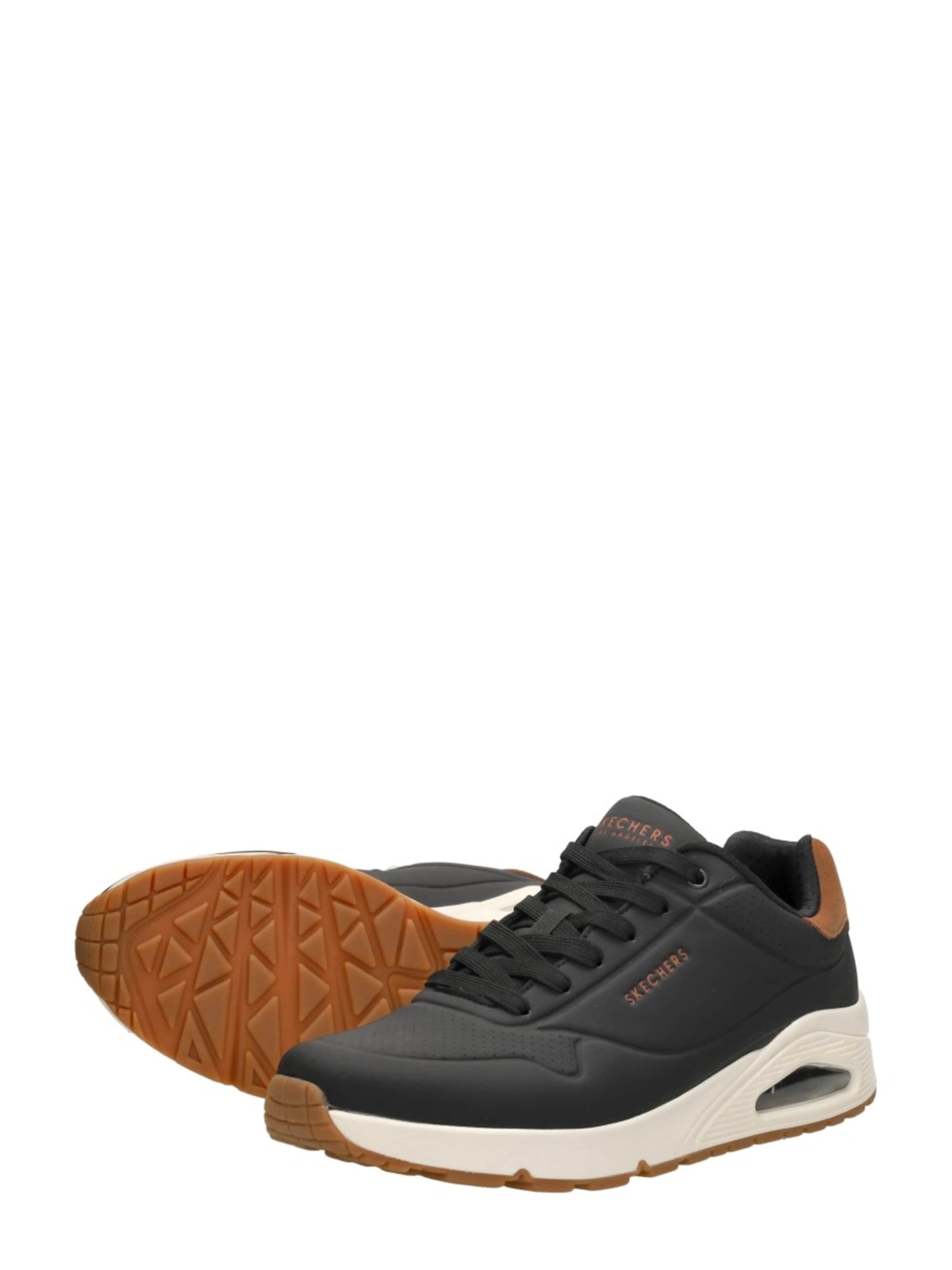 SKECHERS Platform trainers 'Uno - Suited On Air' in Black