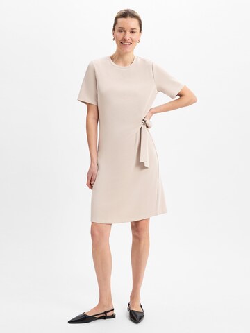 Franco Callegari Jerseykleid in Beige: Vorderseite