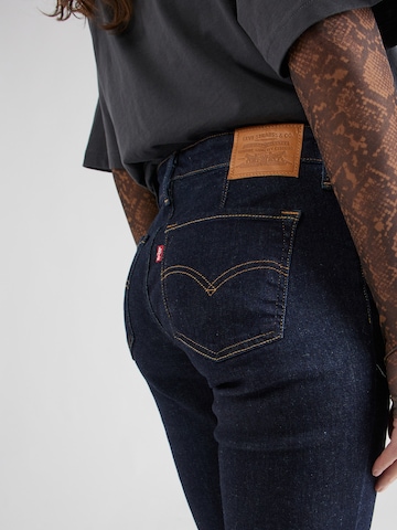 LEVI'S ® Slimfit Jeans '712 Slim Welt Pocket' i blå