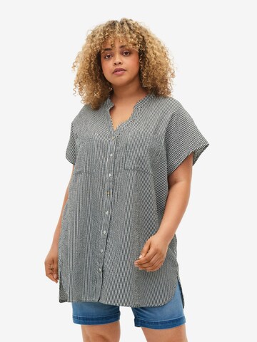 Zizzi Bluse i grøn: forside