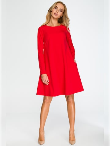 Stylove - Vestido en rojo: frente