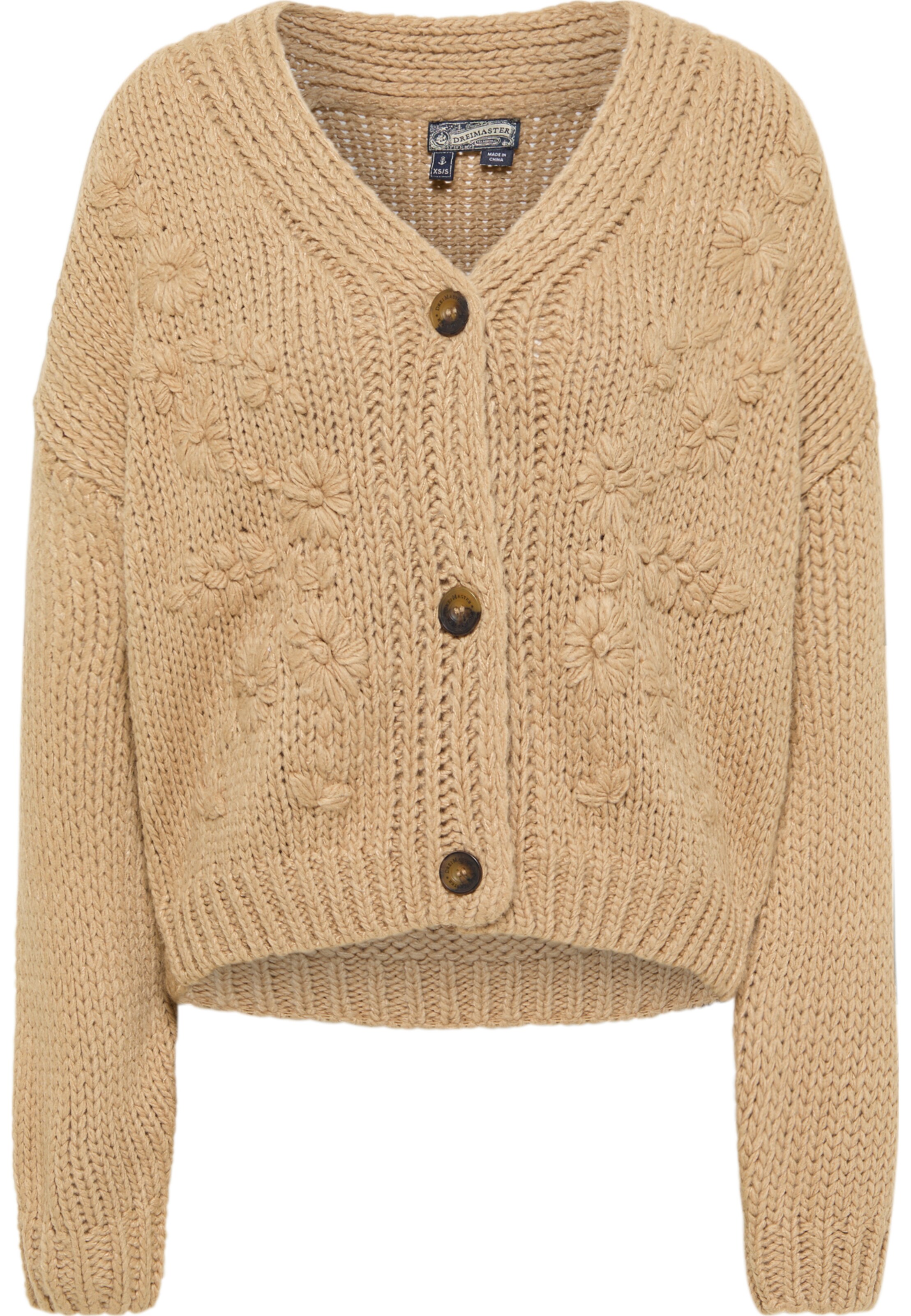 Giacchetta 'Imane' di DreiMaster Vintage in beige: frontale