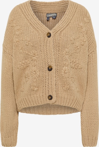 DreiMaster Vintage Knit Cardigan 'Imane' in Beige: front