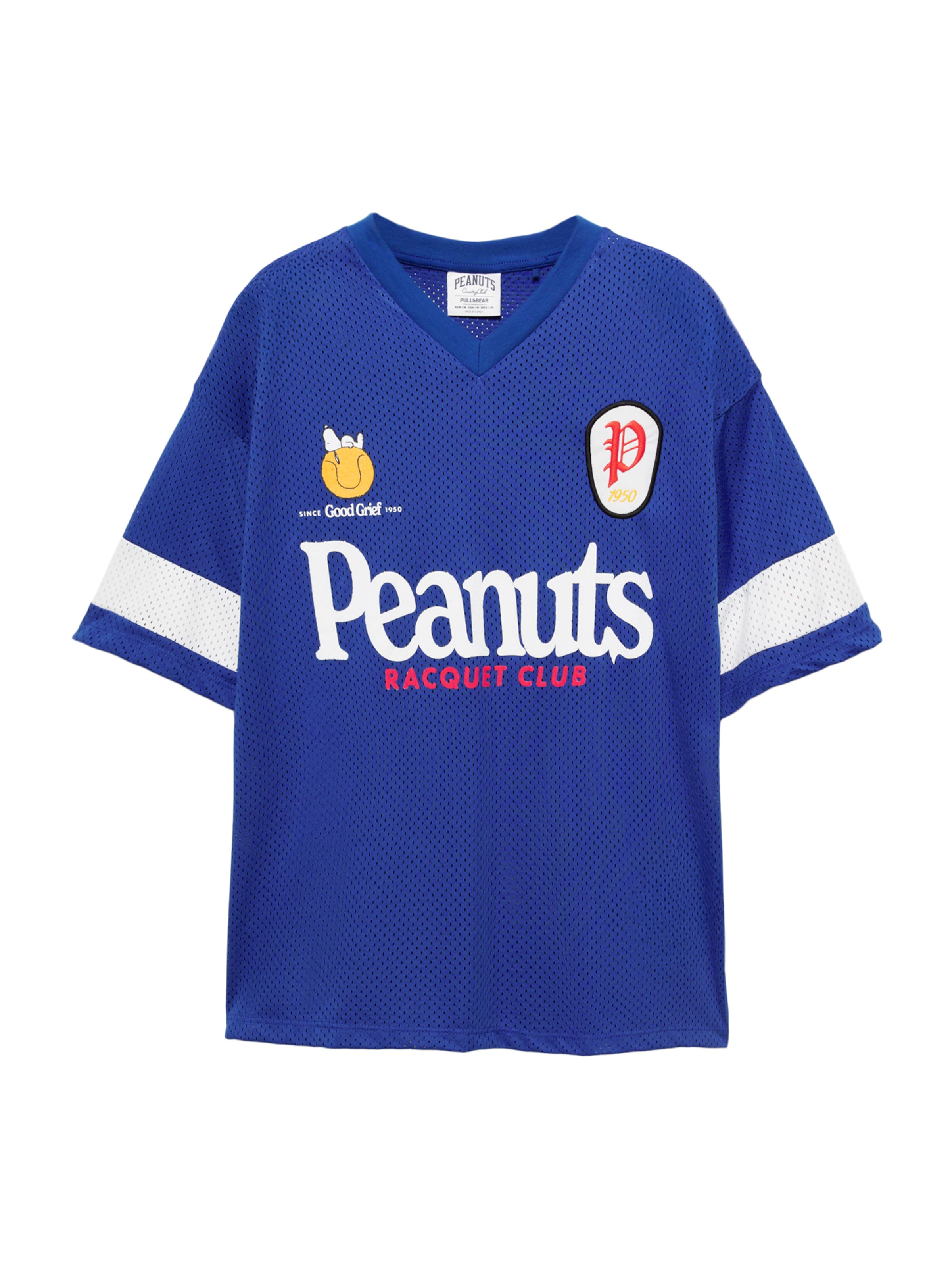 Pull&Bear Majica | modra barva: sprednja stran