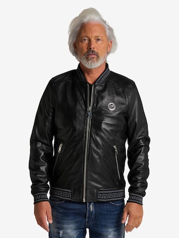 Carlo Colucci Between-Season Jacket 'Colton-M' in Black: front