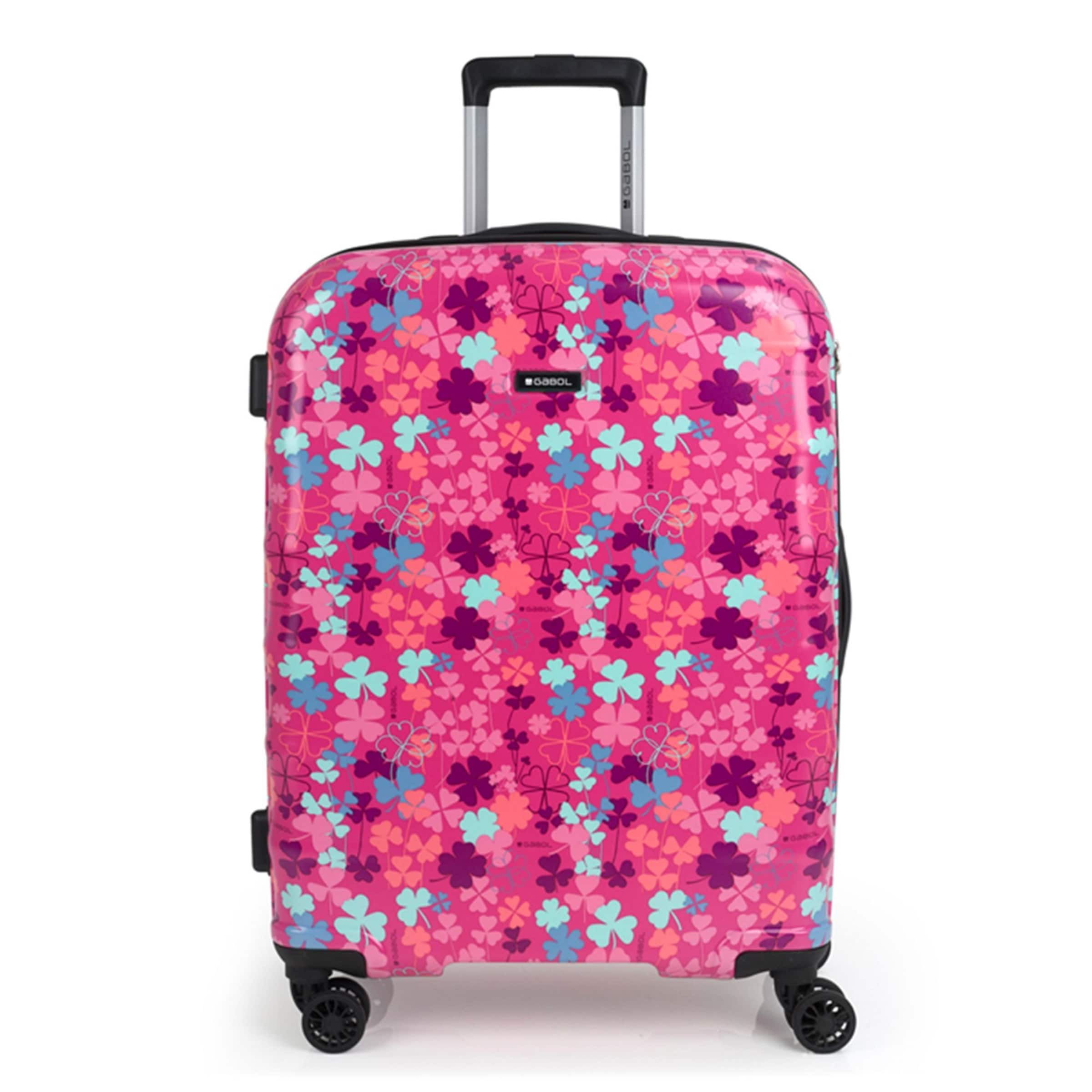 Trolley 'Clover' di Gabol in rosa: frontale