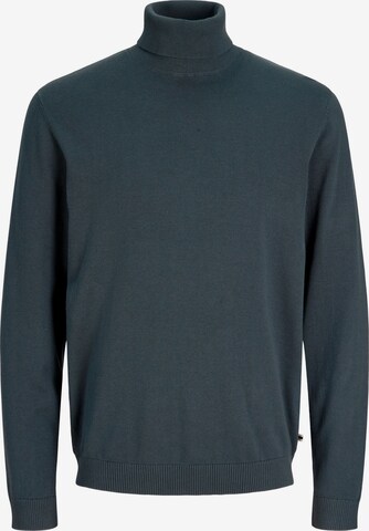 JACK & JONES Sweater 'JJEBasic' in Grey: front