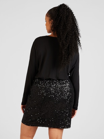 Robe 'Lavina' ABOUT YOU Curvy en noir