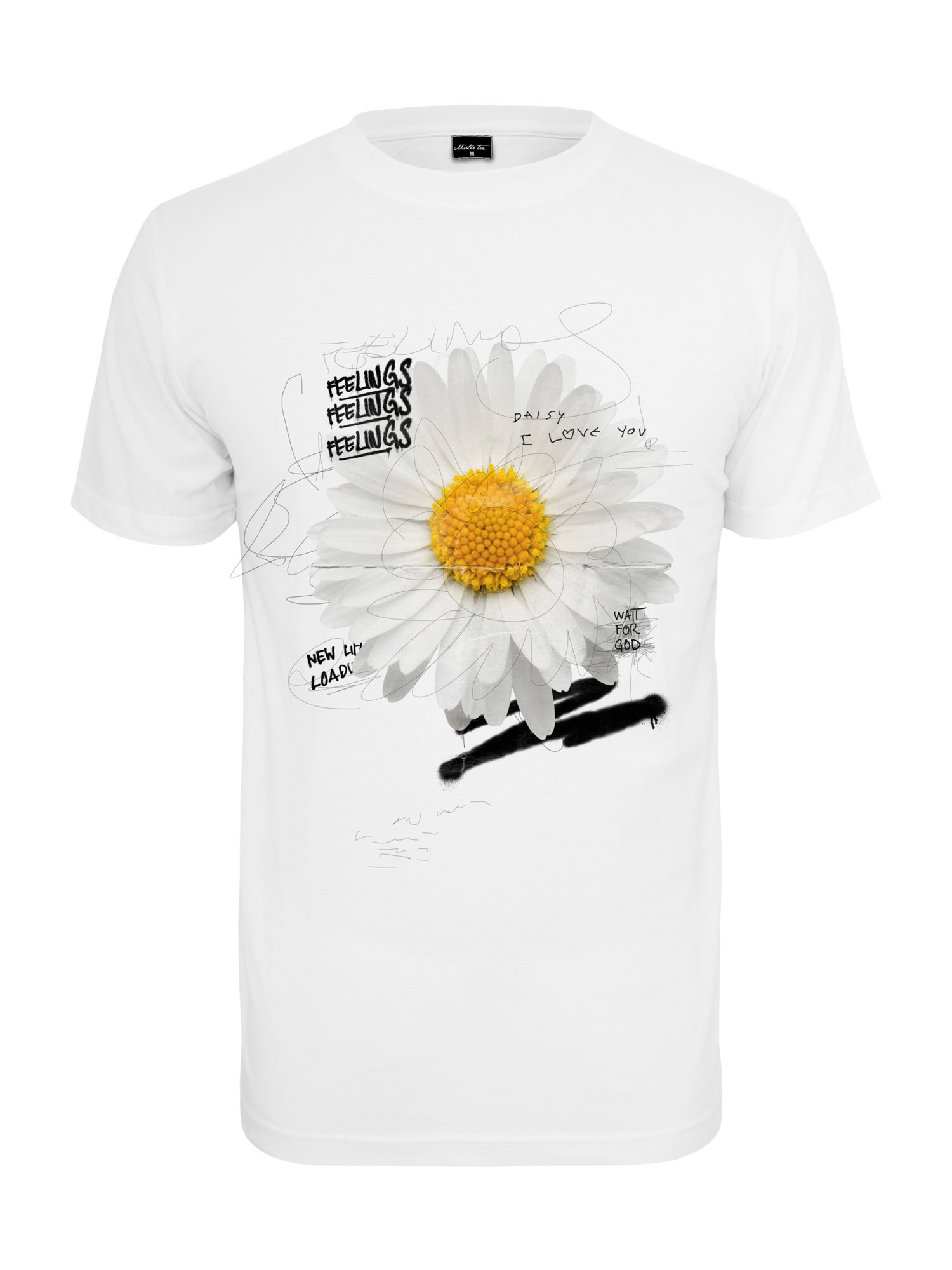 VO6jz Odzież Mister Tee Koszulka Daisy Feelings w kolorze Białym 