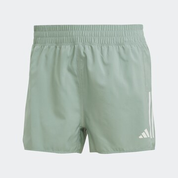 ADIDAS PERFORMANCE Workout Pants 'Own the Run' in Green: front