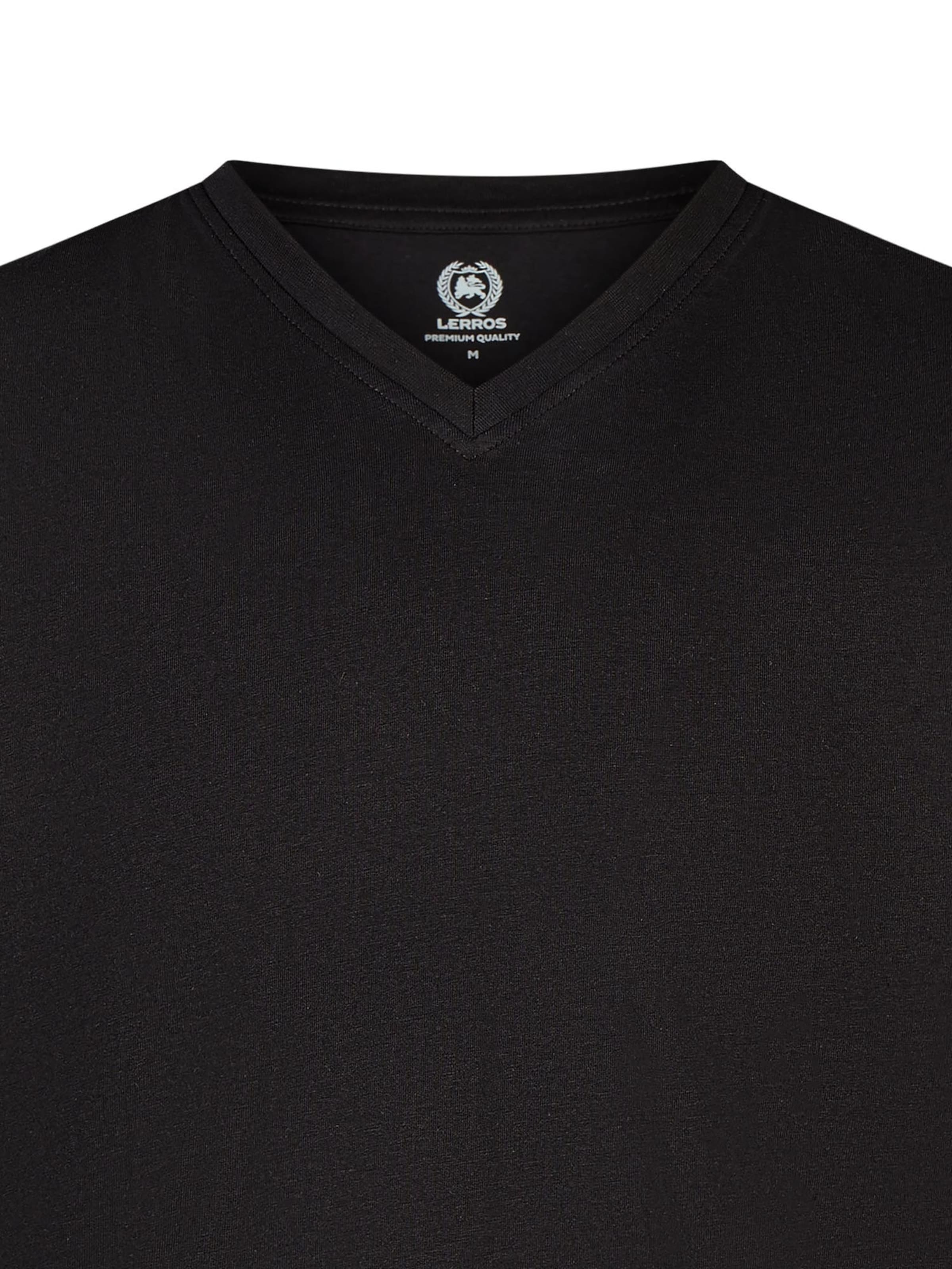 LERROS Shirt 'Basic'‌‌‌‌‌‌‌ in Schwarz