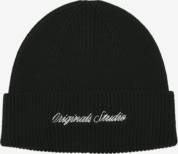 JACK & JONES Beanie 'JACNORREBRO' in Black: front