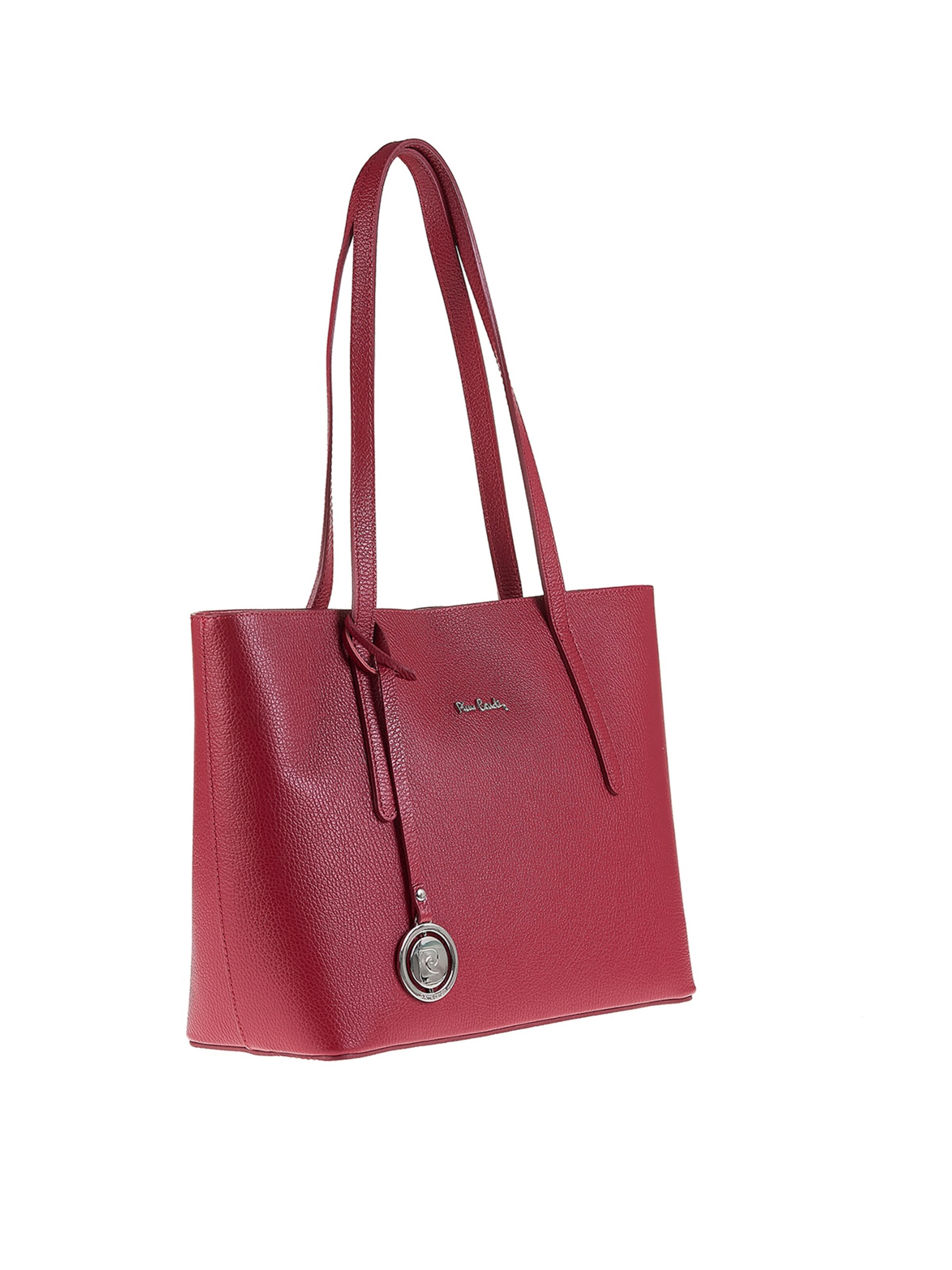 PIERRE CARDIN Schultertasche 'Elowen Lux' in Rot: Vorderseite