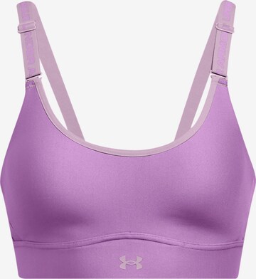 UNDER ARMOUR Bustier Sport-BH ' Infinity 2.0 ' in Lila: predná strana