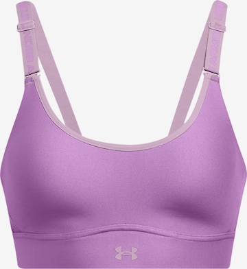 UNDER ARMOUR Bralette Sports Bra ' Infinity 2.0 ' in Purple: front