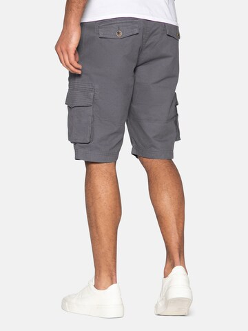 Regular Pantalon cargo Threadbare en gris