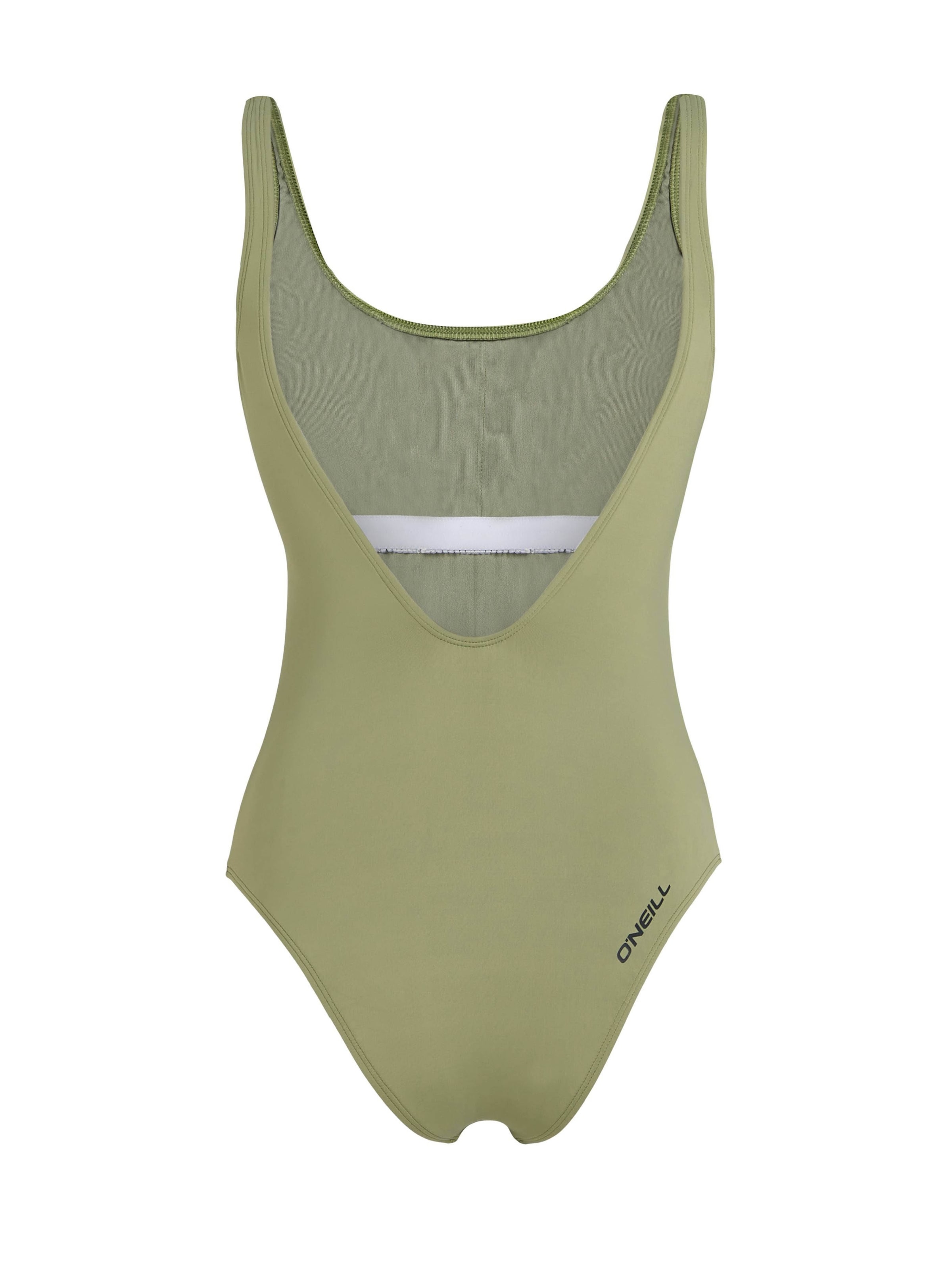 O'NEILL Õlapaelteta topp Ujumistrikoo 'Esssentials Script', värv roheline