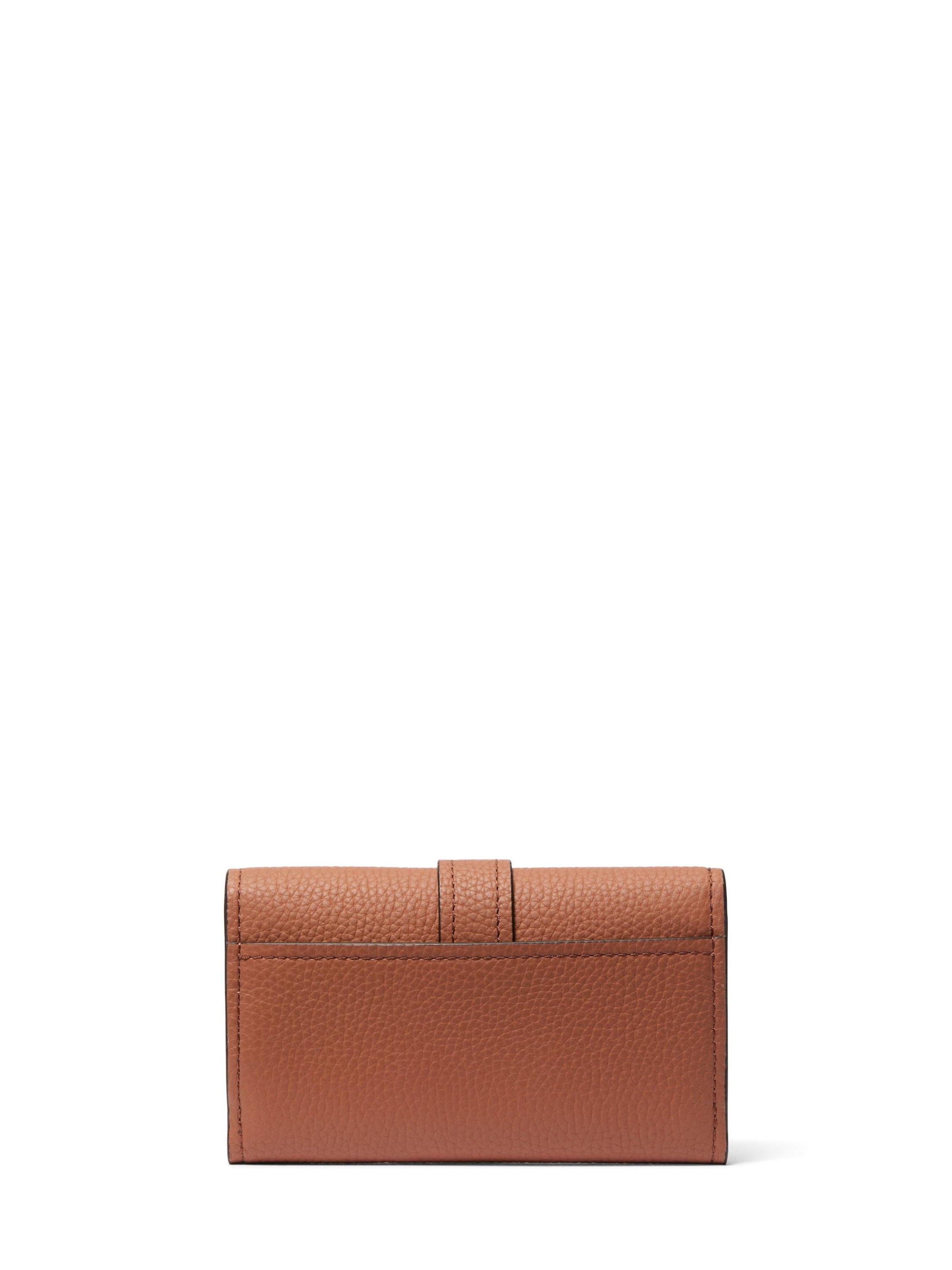 MICHAEL Michael Kors Portemonnee 'Michael Kors Porte monnaie / billet Cuir Nolita Marron' in Bruin