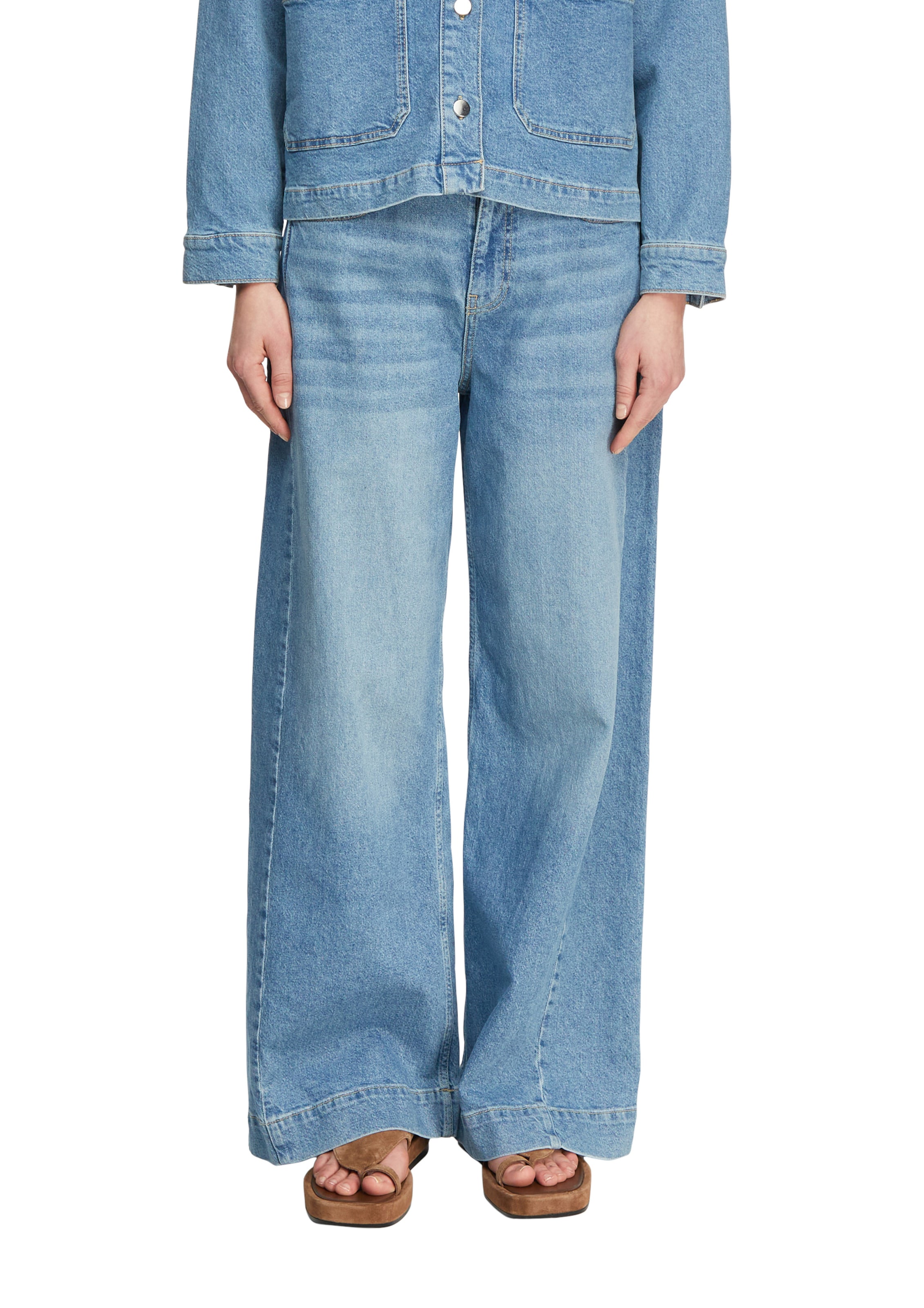 COMMA Wide leg Jeans in Blue
