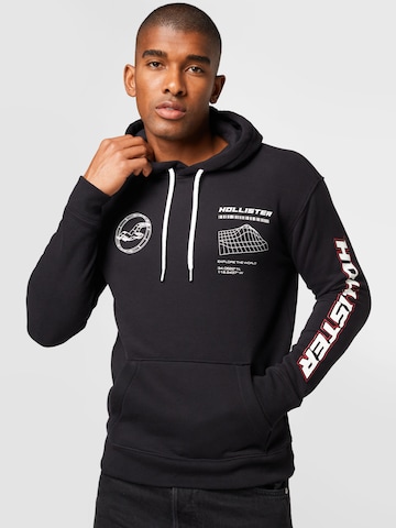 HOLLISTER Sweatshirt in Black: front