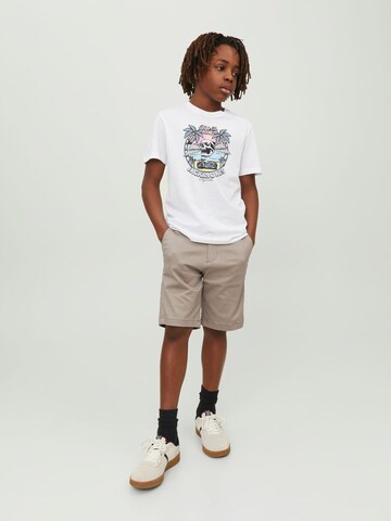 Jack & Jones Junior - Regular Calças 'PABLO' em bege