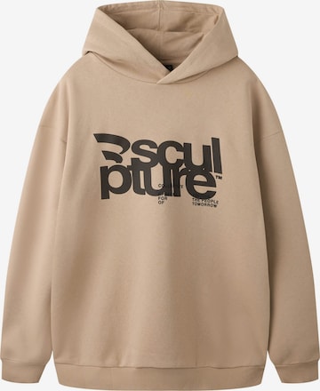 Sweat LMTD en beige : devant