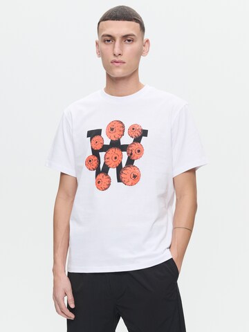 WOOD WOOD Shirt 'Ace Eyes' in White: front
