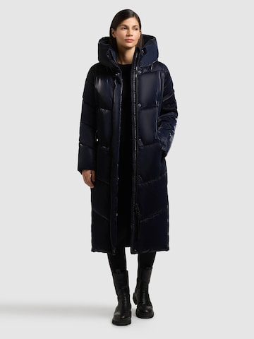 khujo Winter coat 'Pulset Shiny' in Blue
