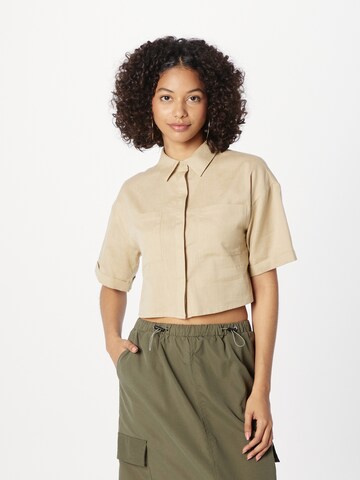 BRAVE SOUL Blus i beige: framsida