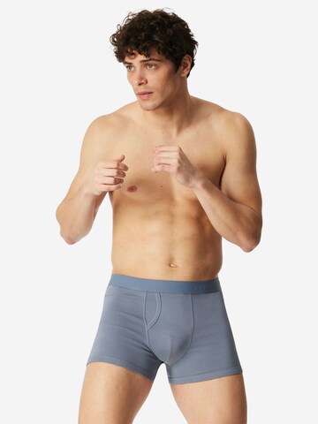 SCHIESSER Boxer shorts ' Rib Essentials ' in Blue