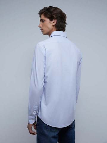 Scalpers Regular fit Button Up Shirt 'Elisée I' in Blue