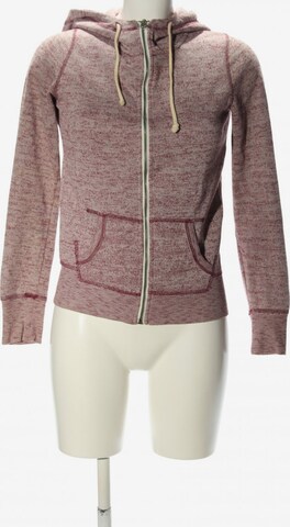 BRAVE SOUL Sweatjacke XS in Rot: predná strana