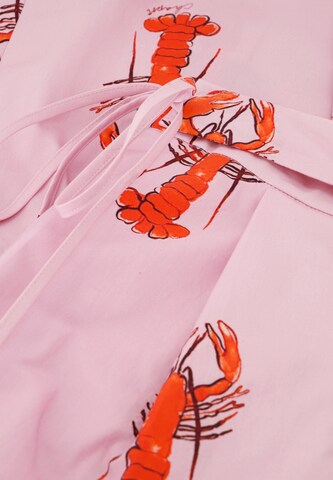 Fabienne Chapot Wide leg Pleat-front trousers in Pink