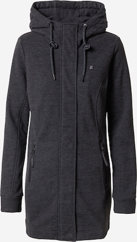 Ragwear Zip-Up Hoodie 'Letti' in Grey: front