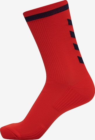 Hummel Athletic Socks in Red: front