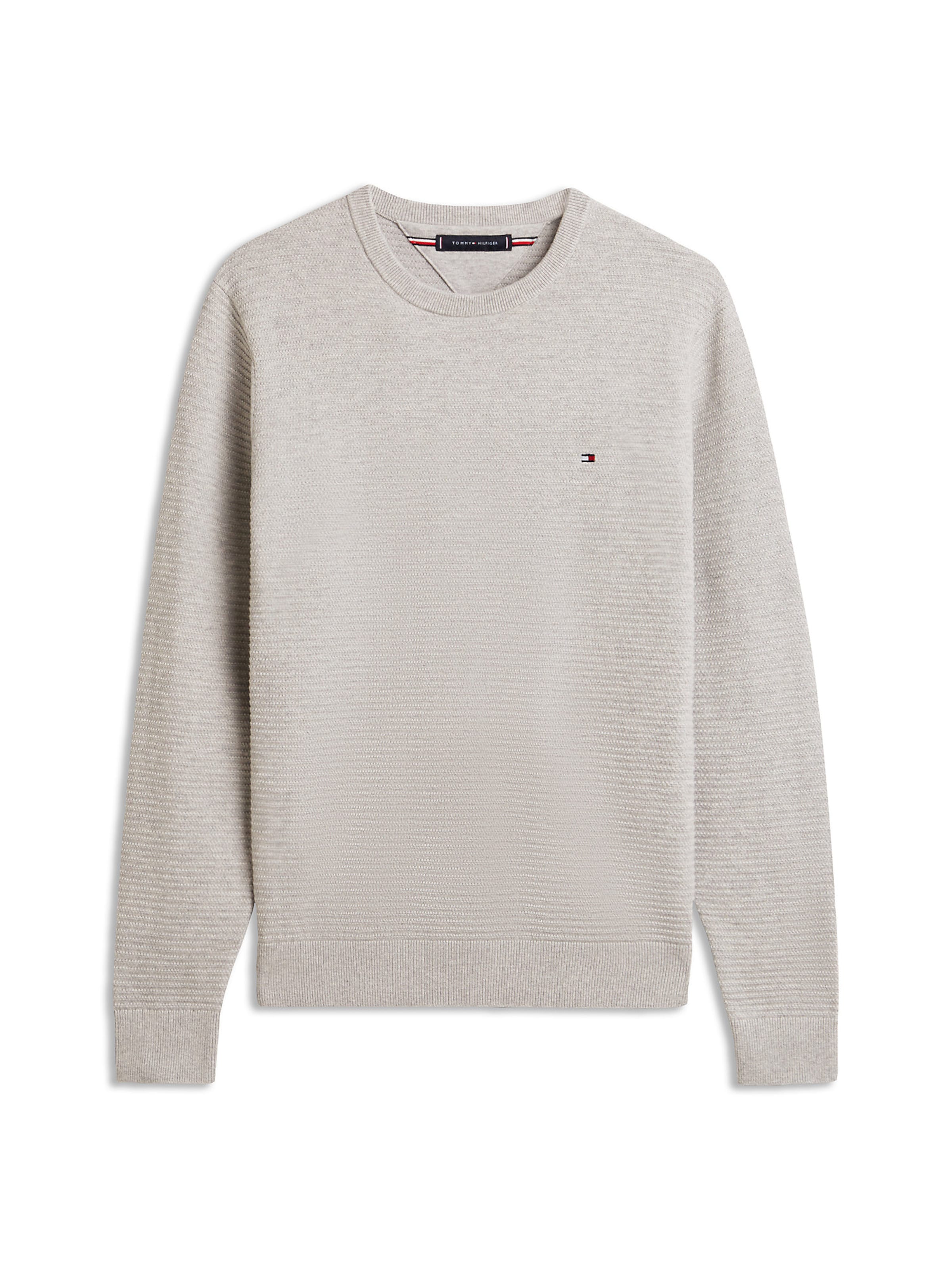 TOMMY HILFIGER Pullover in Grau: Vorderseite
