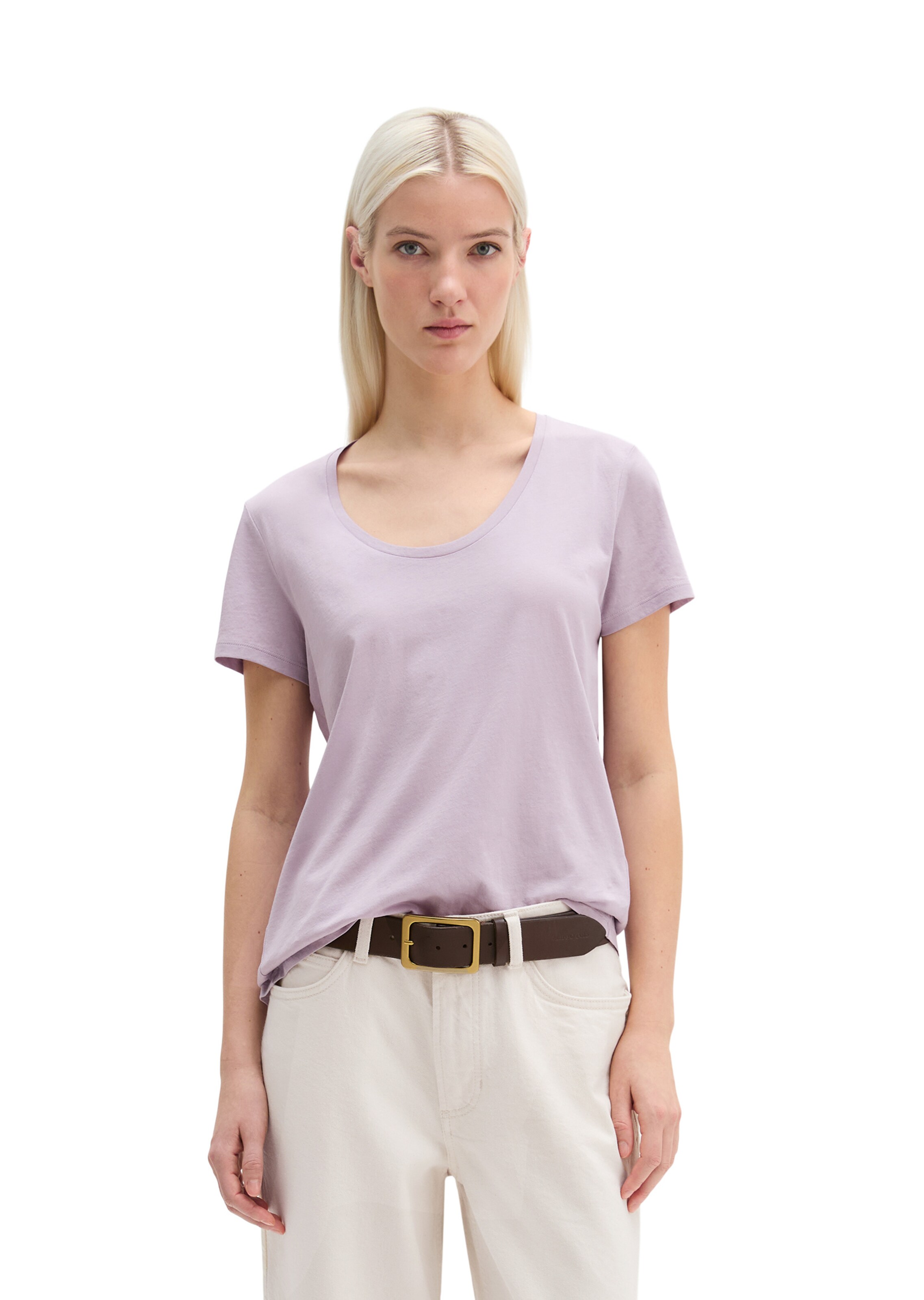 Marc O'Polo Shirt in Lila: voorkant