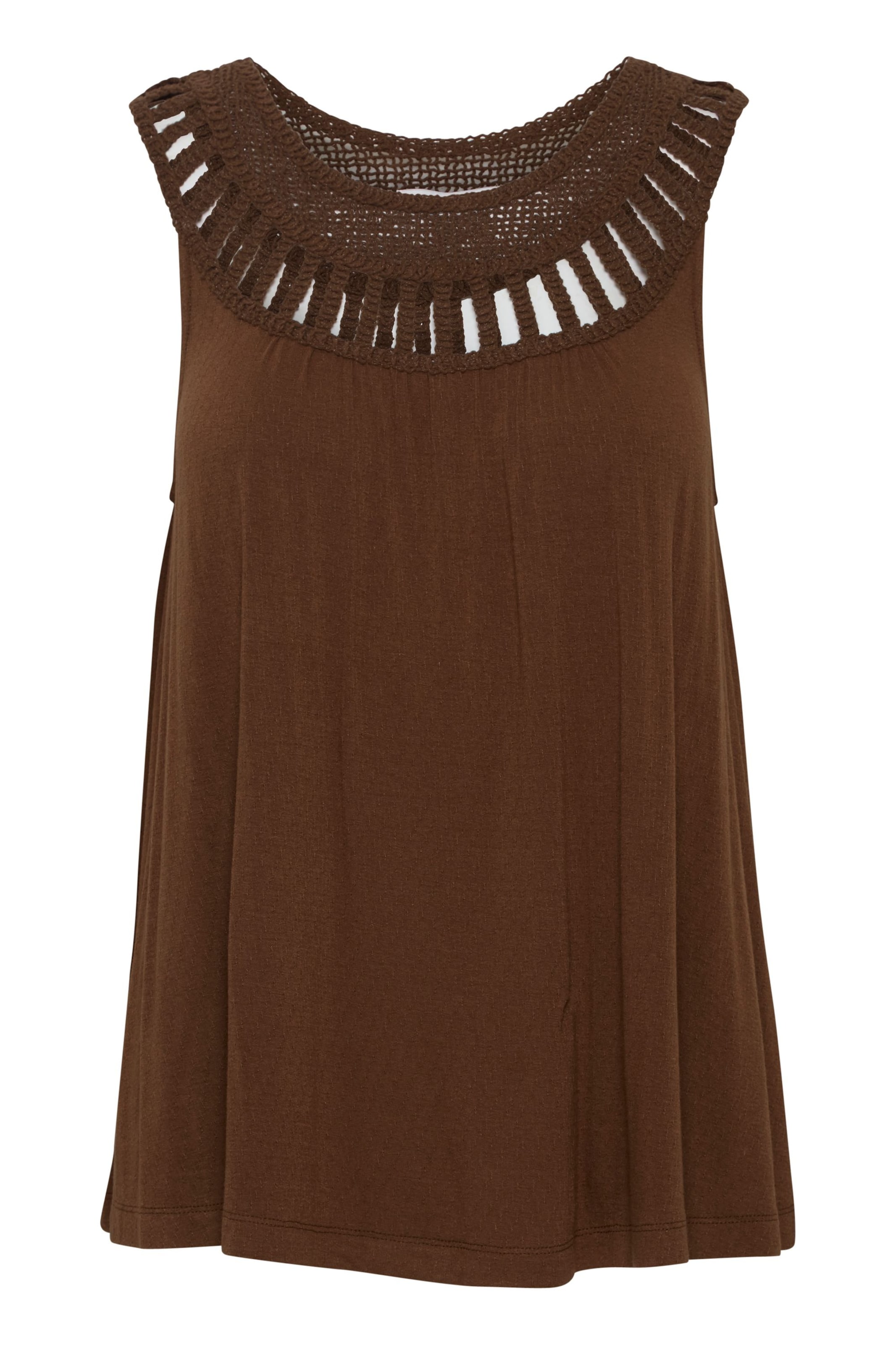 b.young Top 'Bypipa' in Brown: front