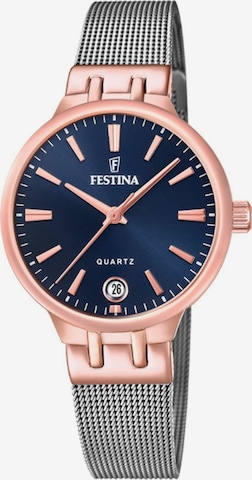 FESTINA Analoguhr 'Mademoiselle' in Blau: Vorderseite