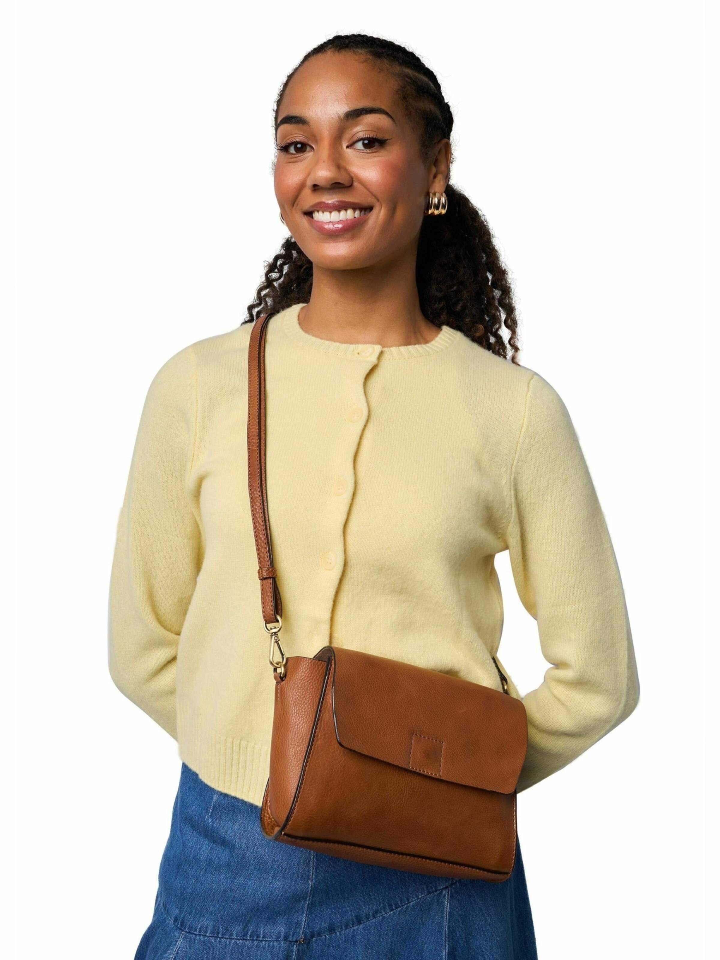 Cabas ' Nana ' RE:DESIGNED en beige : devant