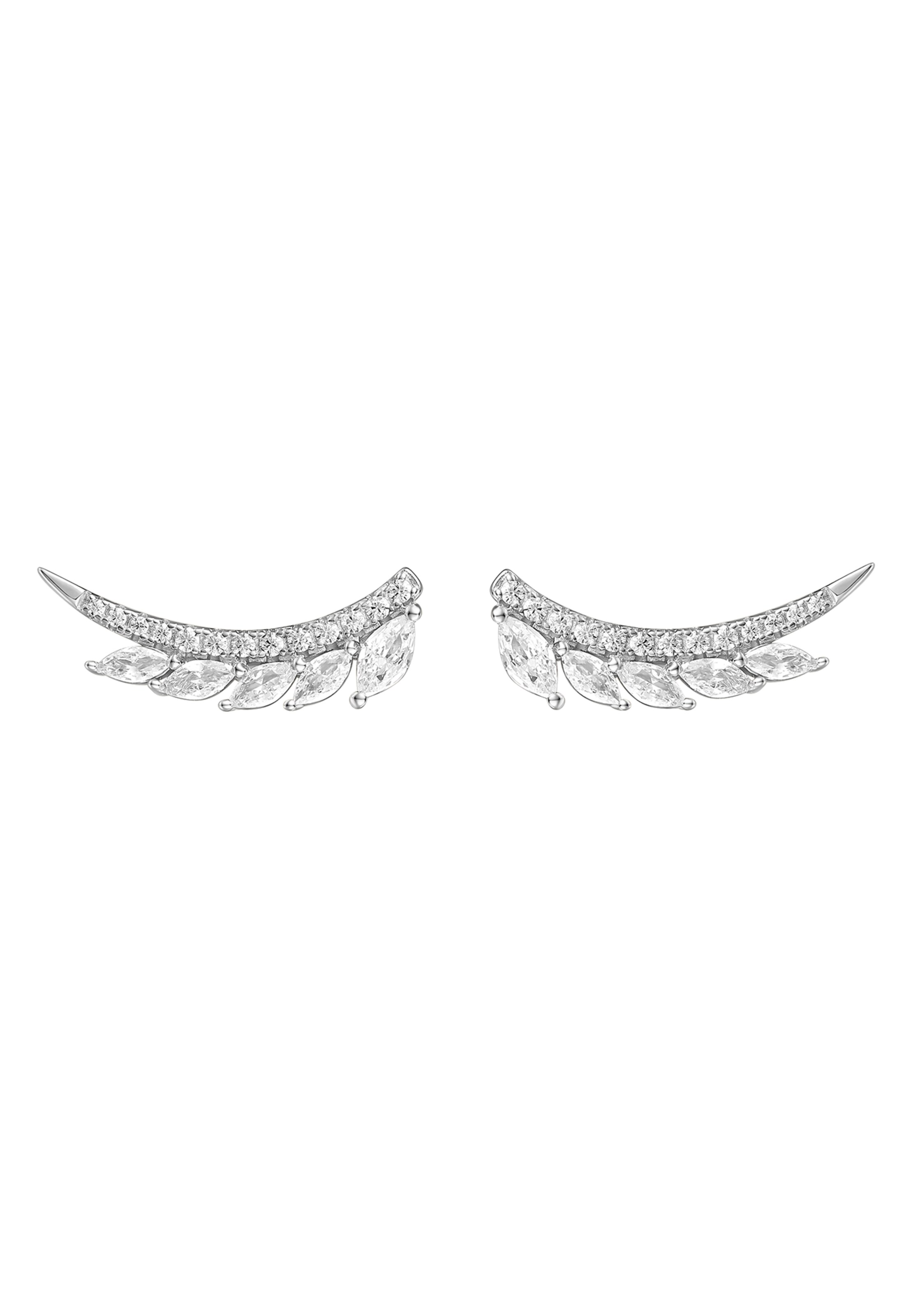 Nana Kay Earrings in Silver: front