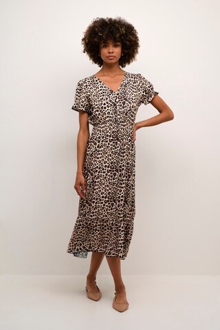 Robe 'Lina' Cream en marron