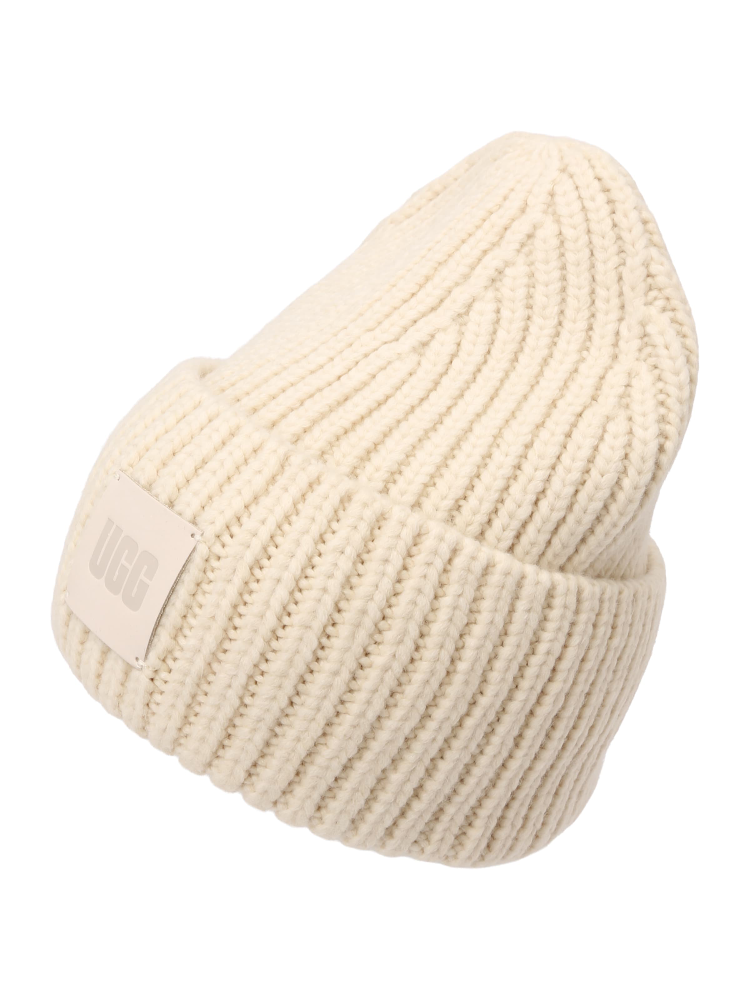 UGG Czapka w kolorze beżowy: przód