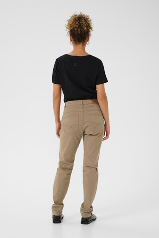 Cream Regular Hose in Beige