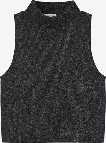 Pull&Bear Knitted Top in Black: front