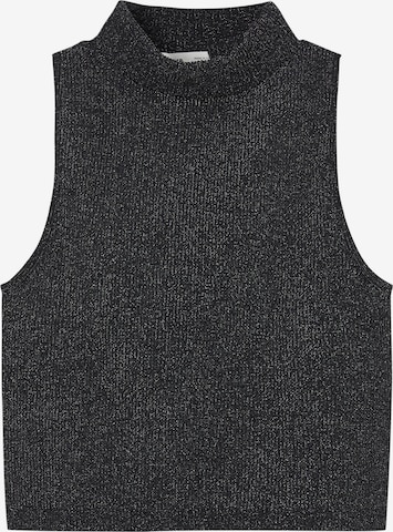 Pull&Bear Knitted top in Black: front