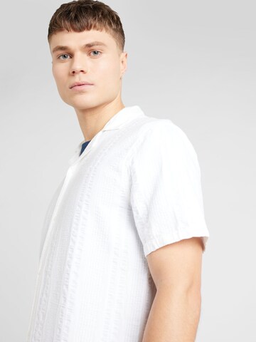 HOLLISTER Regular fit Button Up Shirt in White