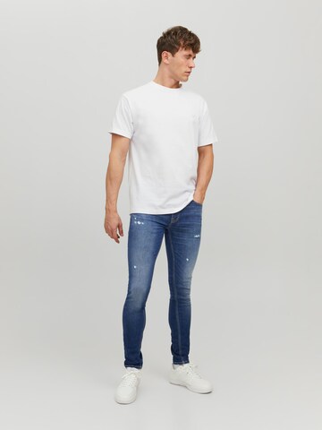 JACK & JONES Skinny Džínsy 'LIAM ORIGINAL JOS' - Modrá