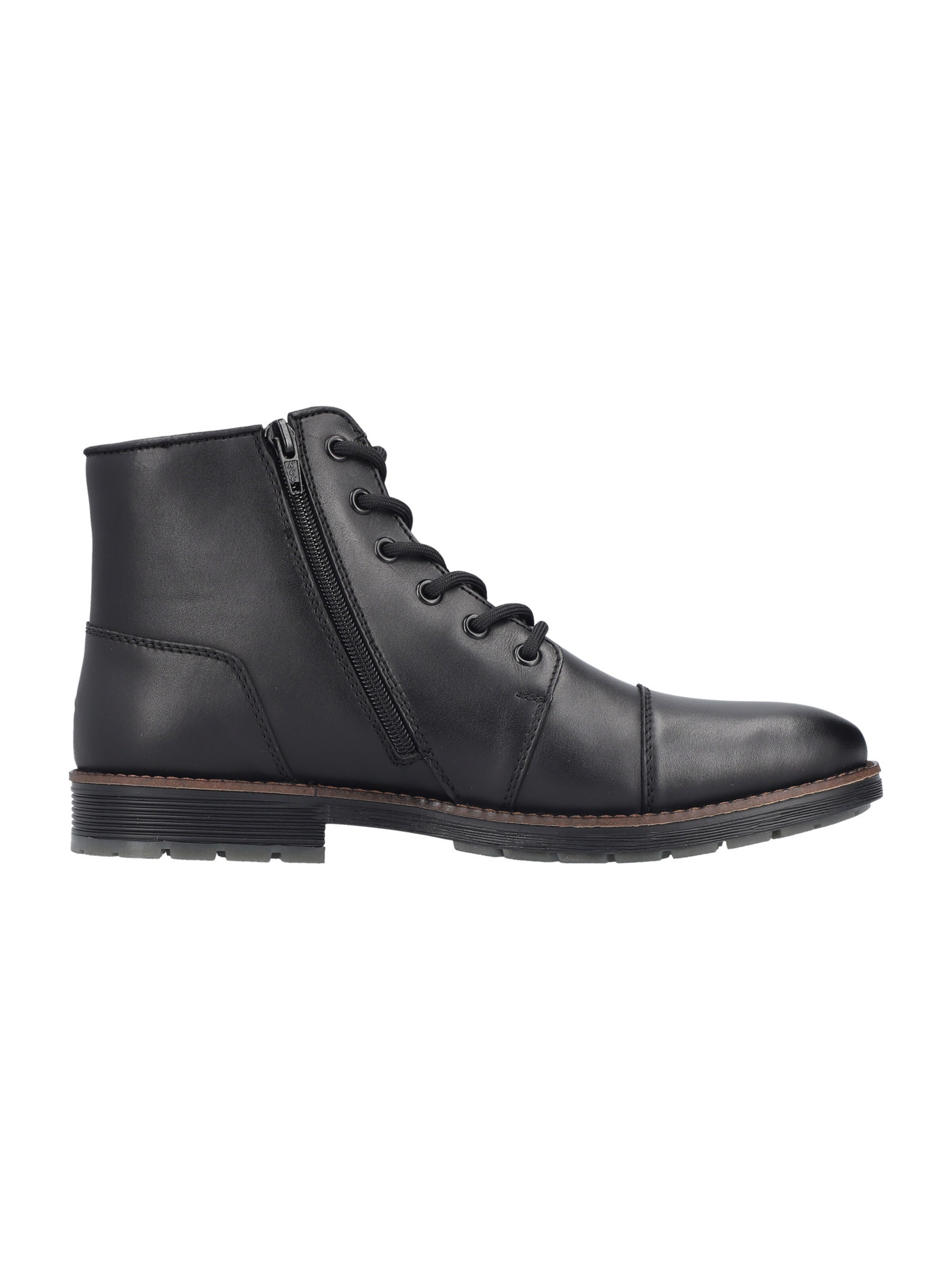 Rieker Lace-Up Boots in Black