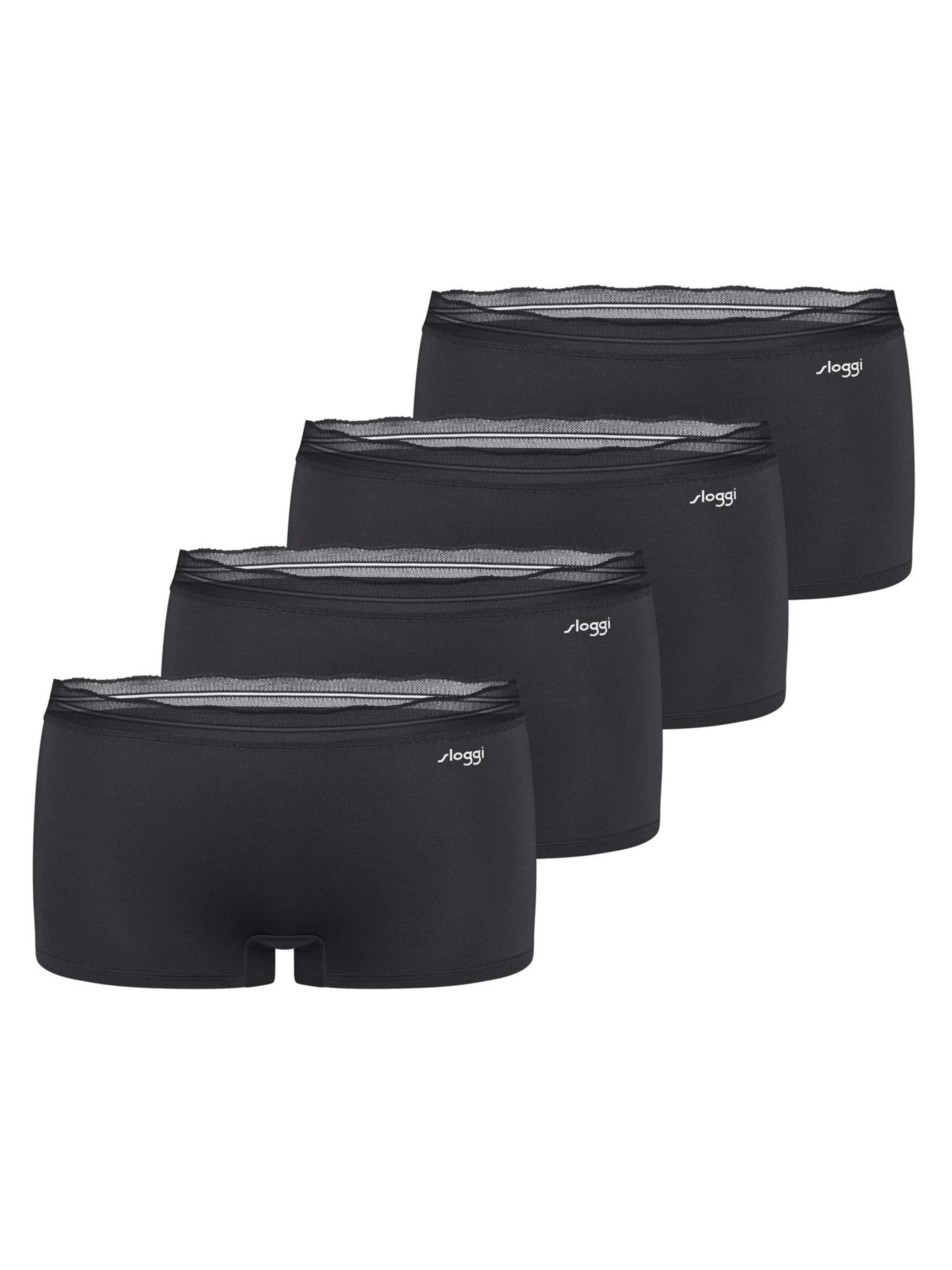 SLOGGI Panty 'Go Blush'‌‌‌‌‌‌‌ in Schwarz: Vorderseite